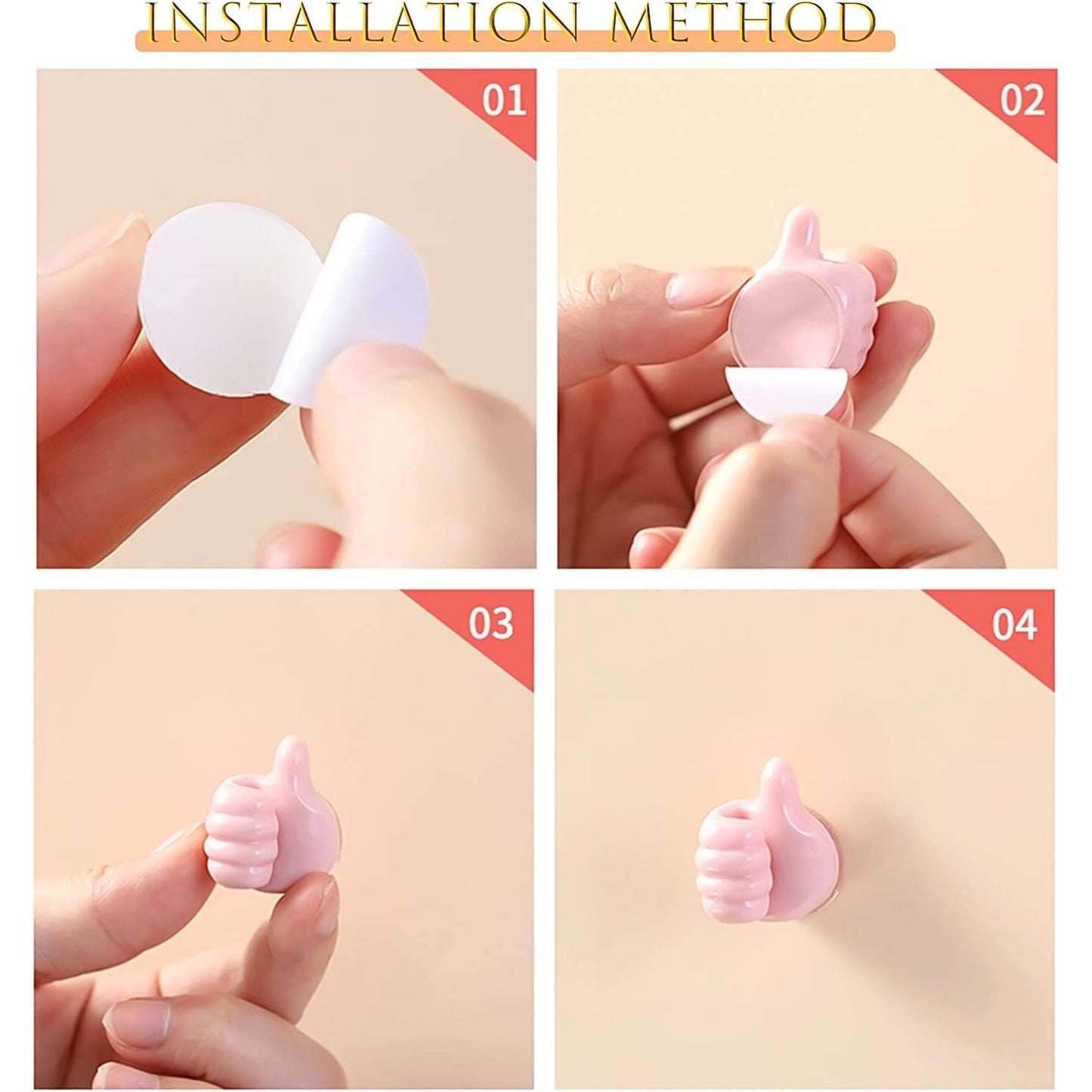 Flexible green hand-shaped clip gripping a power cord tightly