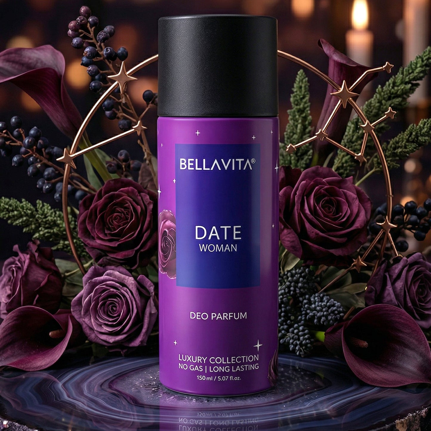 150 ML Bellavita Deo perfume spray in sleek packaging