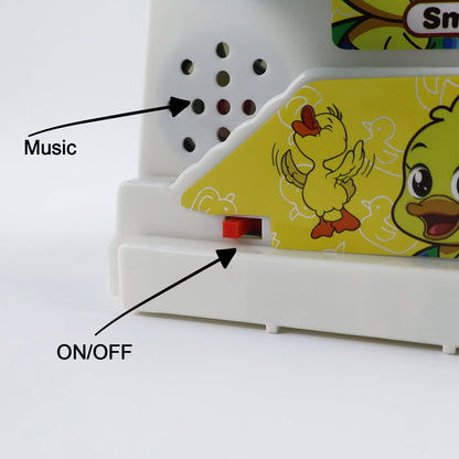 LALA Small Duck Climb Stairs Toy Roller Coaster with Flashing Lights & Music (3 Ducks)