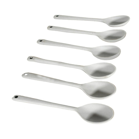 MULTIPURPOSE SILICONE SPOON, SILICONE BASTING SPOON NON-STICK KITCHEN UTENSILS HOUSEHOLD GADGETS HEAT-RESISTANT NON STICK SPOONS KITCHEN COOKWARE ITEMS FOR COOKING AND BAKING (6 Pc Set)