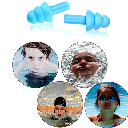 Comfortable and effective XcelSafe foam ear plugs, shown reducing noise for improved sleep and concentration.