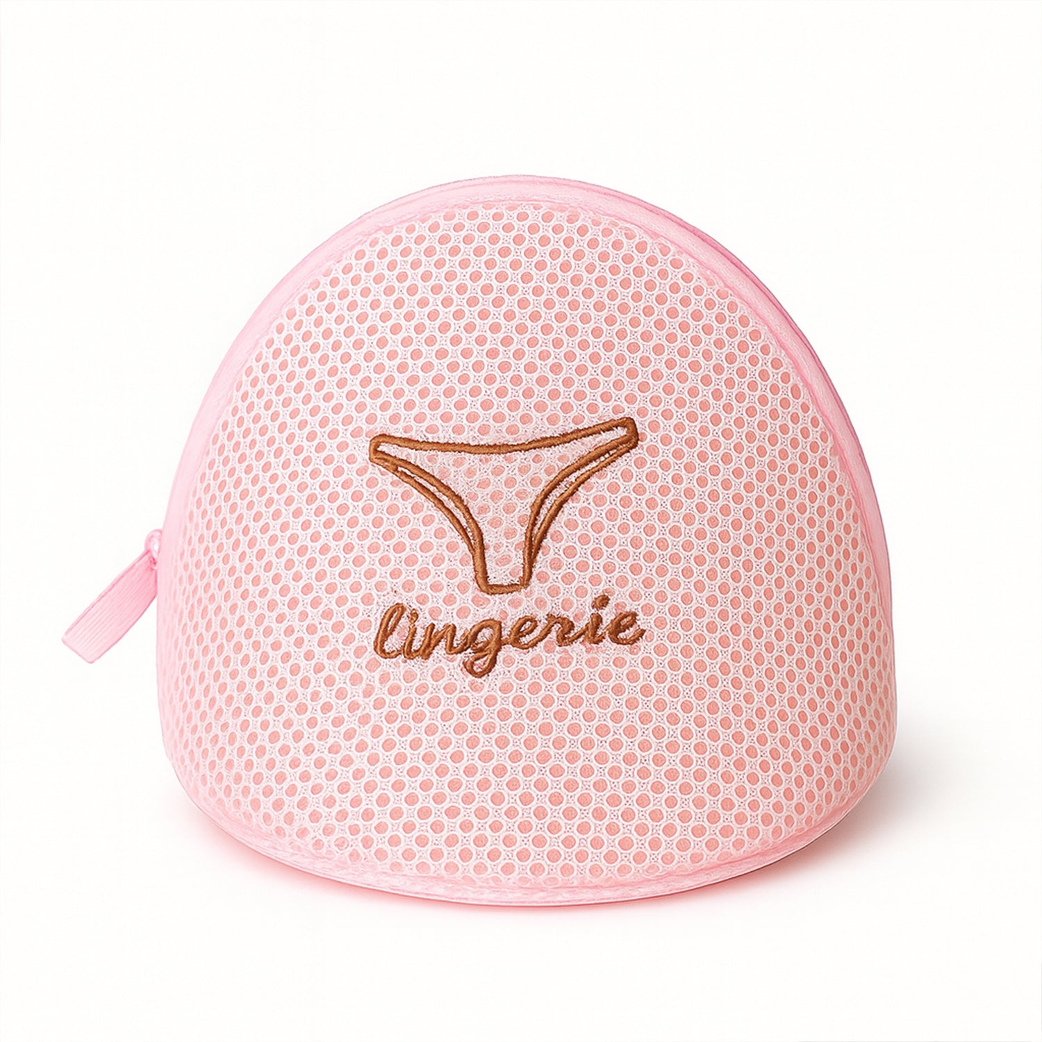 Hand holding the compact lingerie wash bag, ready for travel or daily use.