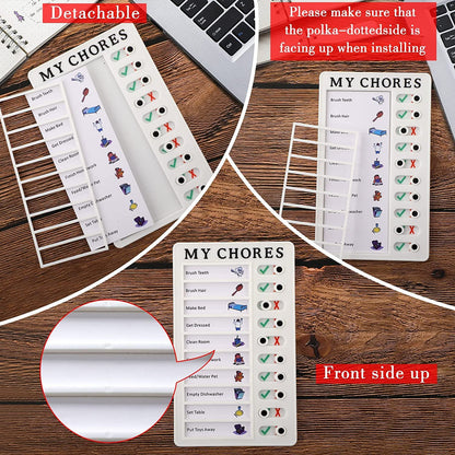 Foloria chore board demonstrating completed tasks for efficient daily planning.