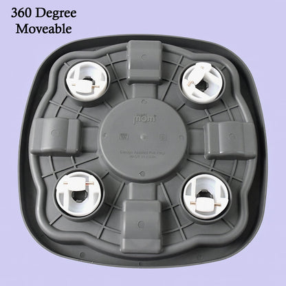 Sturdy gas cylinder carrier trolley with advanced bearing wheels