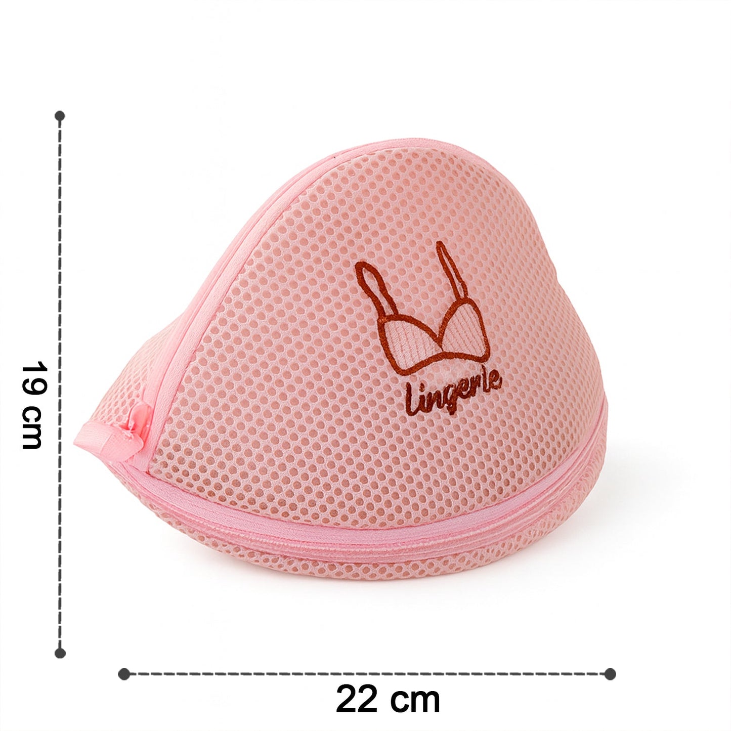 Honeycomb mesh lingerie wash bag designed for safe machine washing
