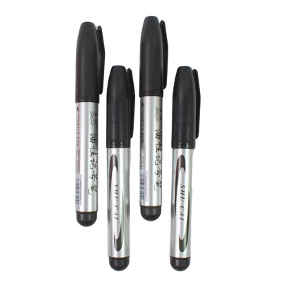 Packaging for the ScribbleJoy Black Marker Set, highlighting the 4-piece collection.