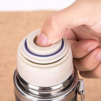 This durable steel bottle is a reliable companion for all your hydration needs.
