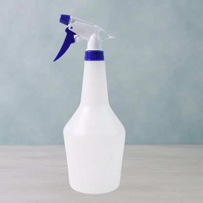 Household spray bottle delivering fresh jet spray for cleaning tasks