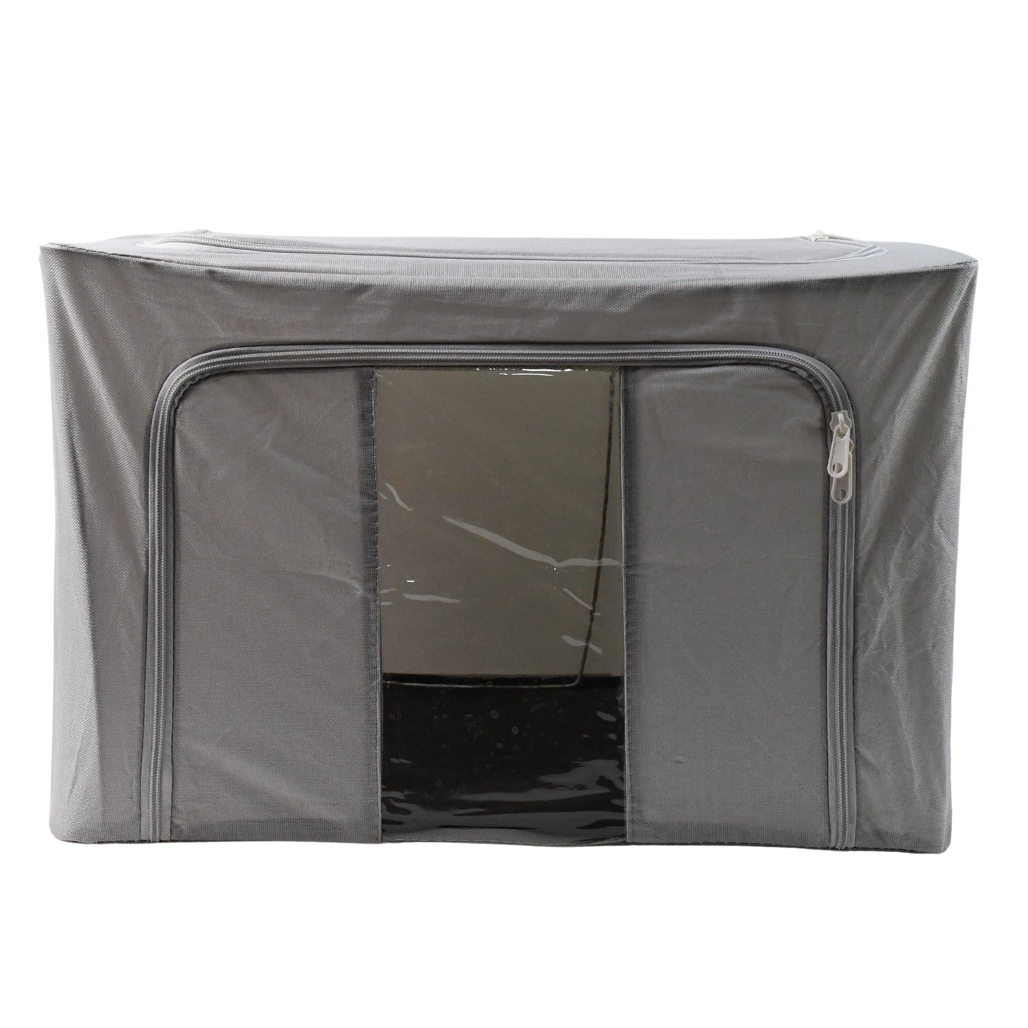 See-through window on storage box for quick identification of clothes