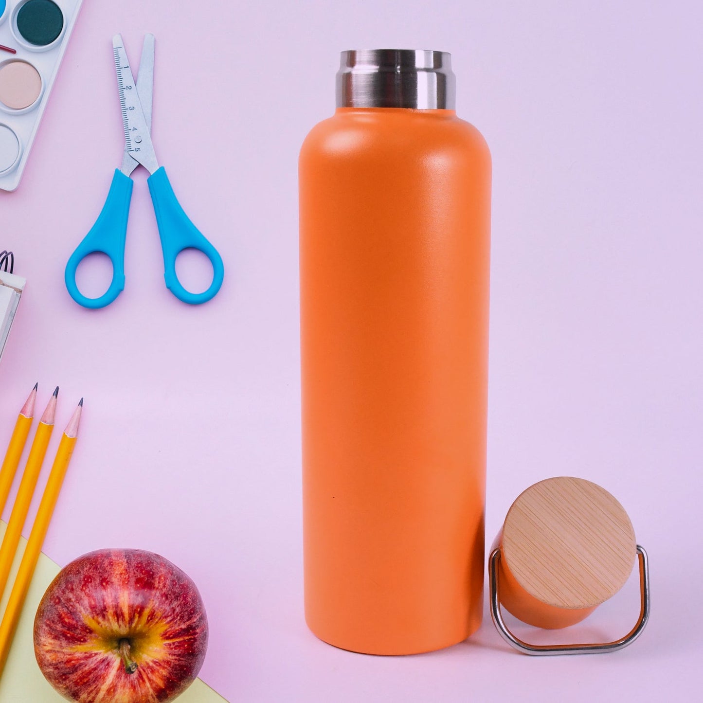 Own Hydrate 680ml stainless steel water bottle with ergonomic design
