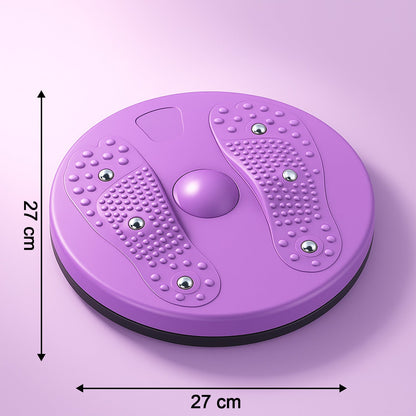 Waist Twisting Disc Portable Magnetic Body Twister Board with Acupressure Massage