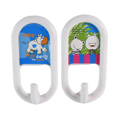 Kitchen wall featuring self-adhesive strong round hook used to hang utensils
