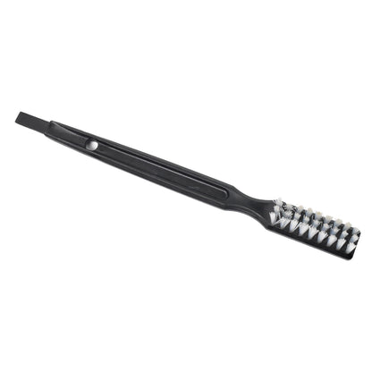 Cleaning brush with a convenient hanging hole for easy storage.