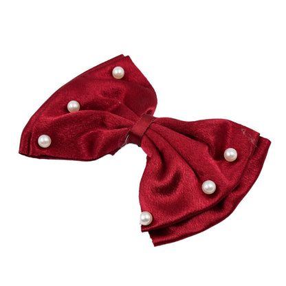 Collection of vibrant hair bow clips, ideal for various hairstyles.