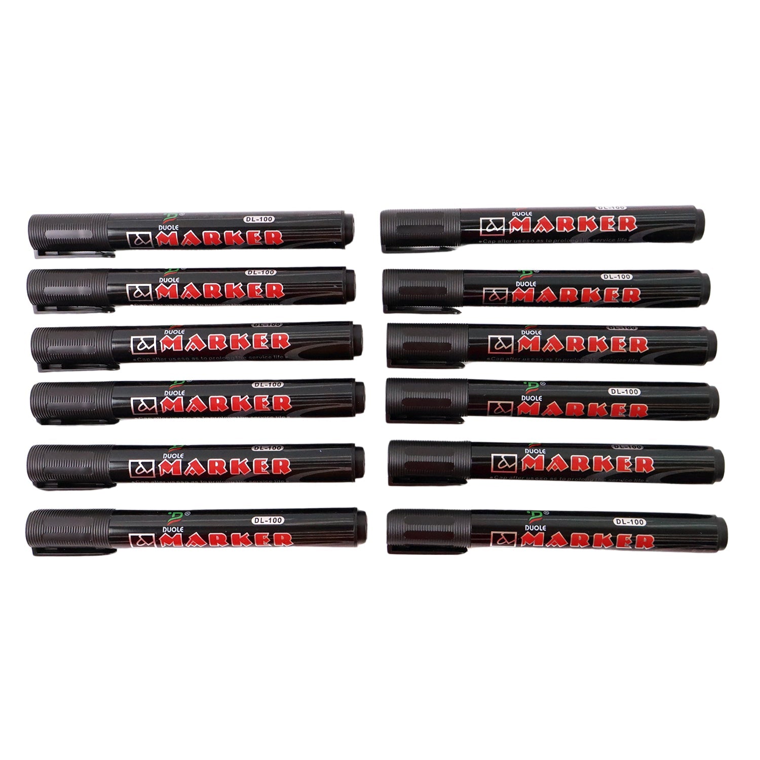 Black Permanent Marker Pens