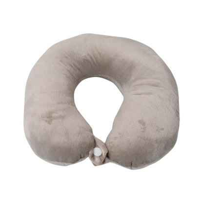 A person relaxing with the Travel Neck Pillow, demonstrating its use as a comfortable head rest.