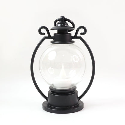 Ambient lighting from LED storm lantern perfect for festive home decor