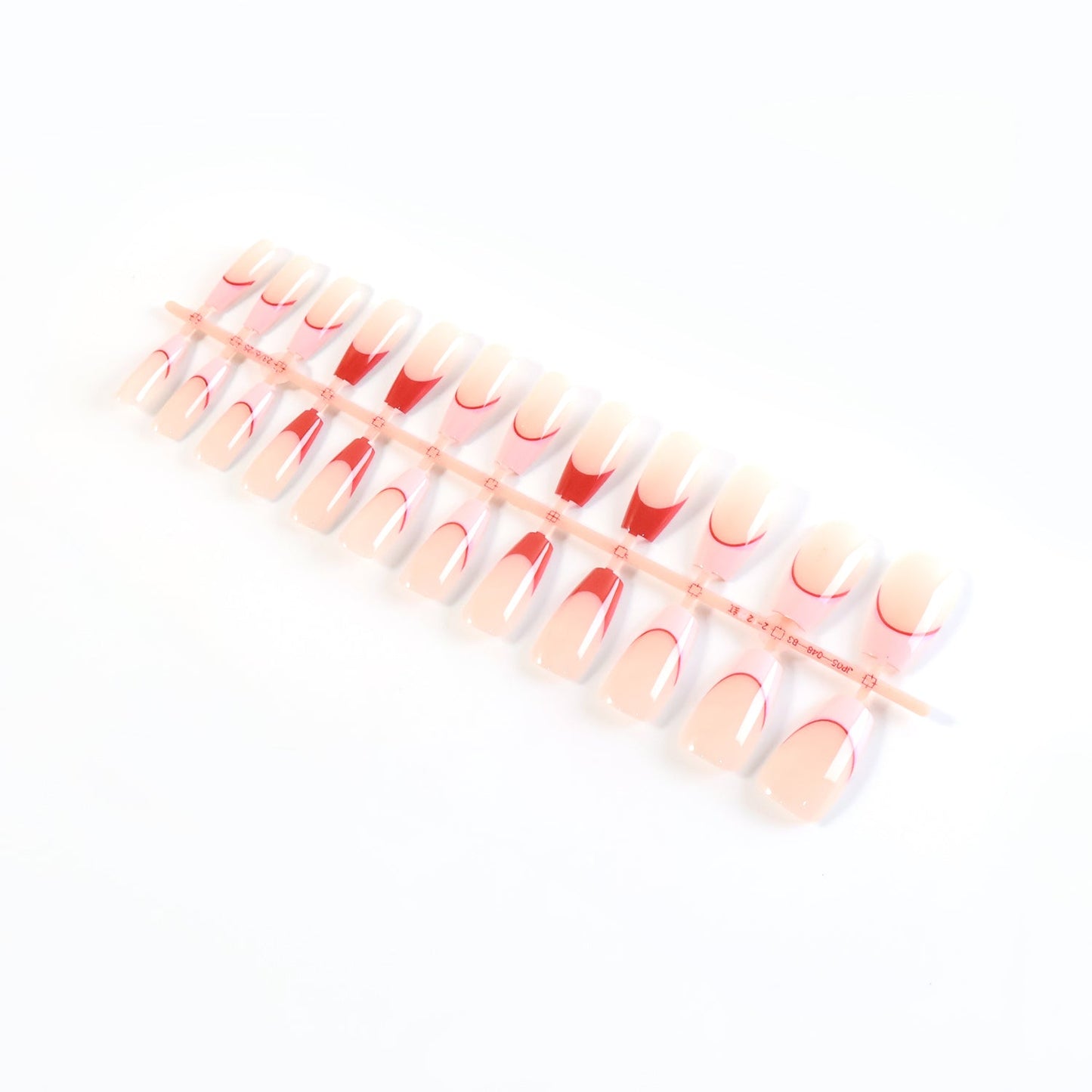 Set of fake nails created from lightweight ABS material