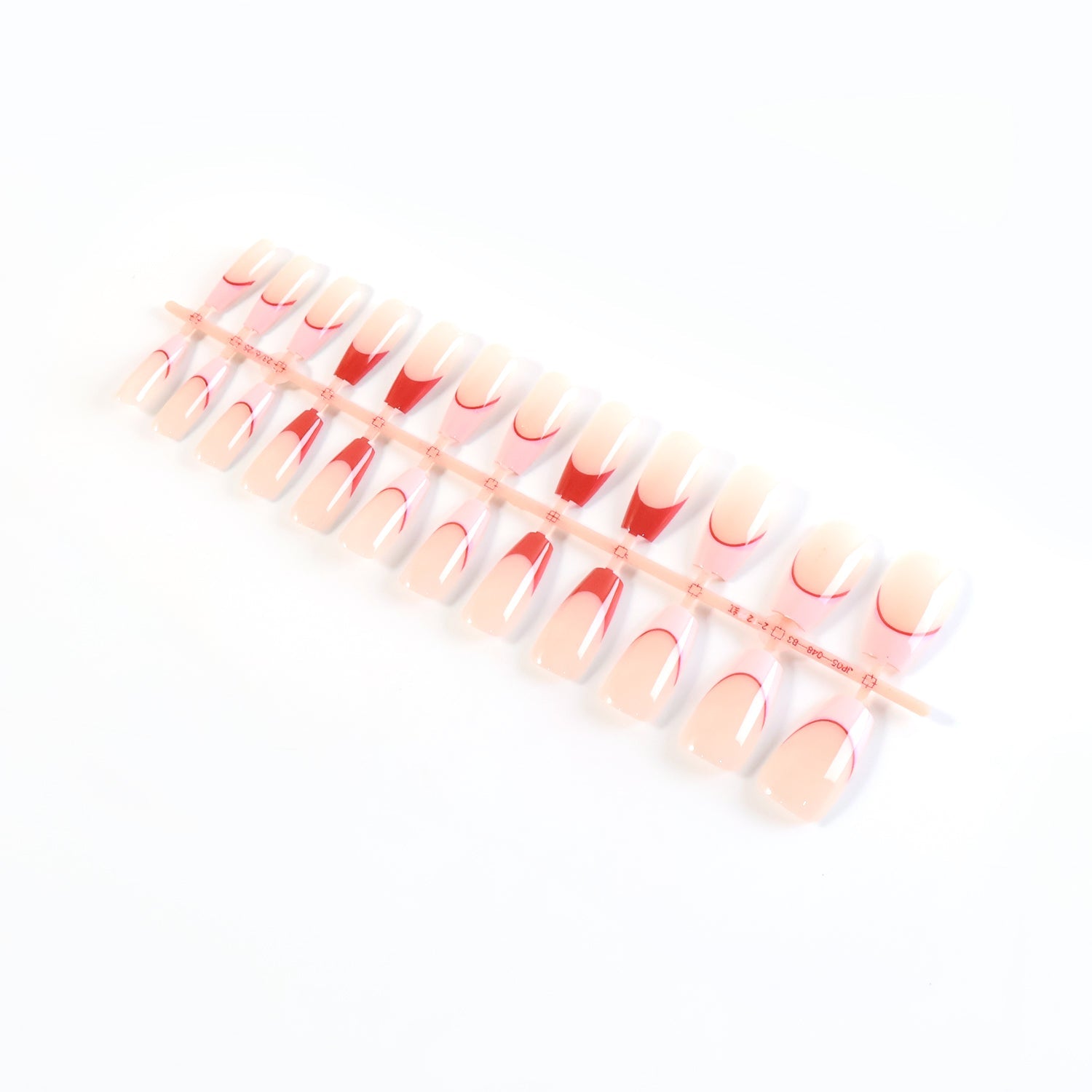 Set of fake nails created from lightweight ABS material