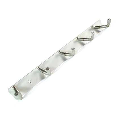 Rust-resistant stainless steel multipurpose hook rack for bathroom and kitchen
