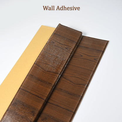 Self-adhesive foam sticker applied to a ceiling, showing ease of use.