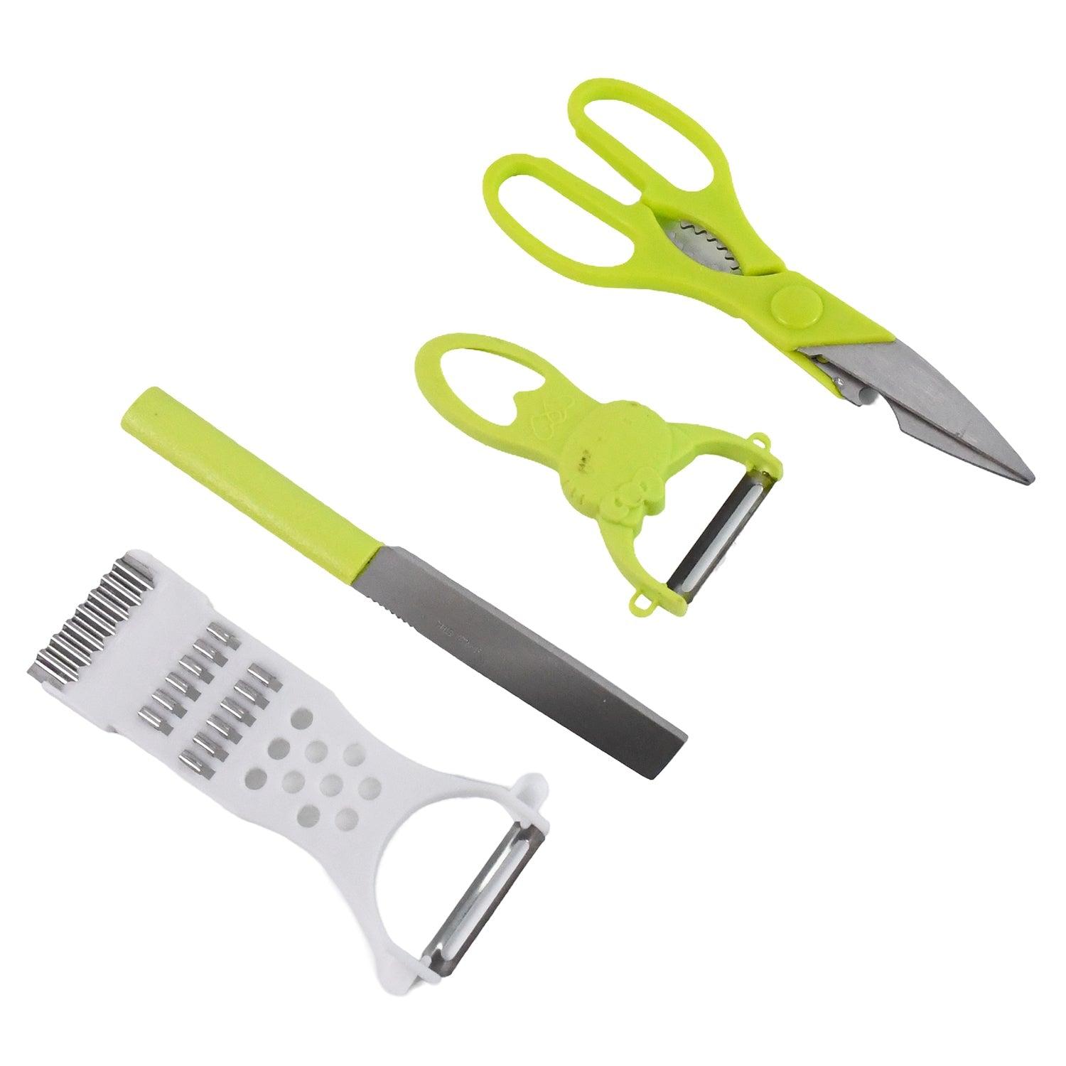 Stainless steel peeler with ergonomic handle from kitchen cutting set