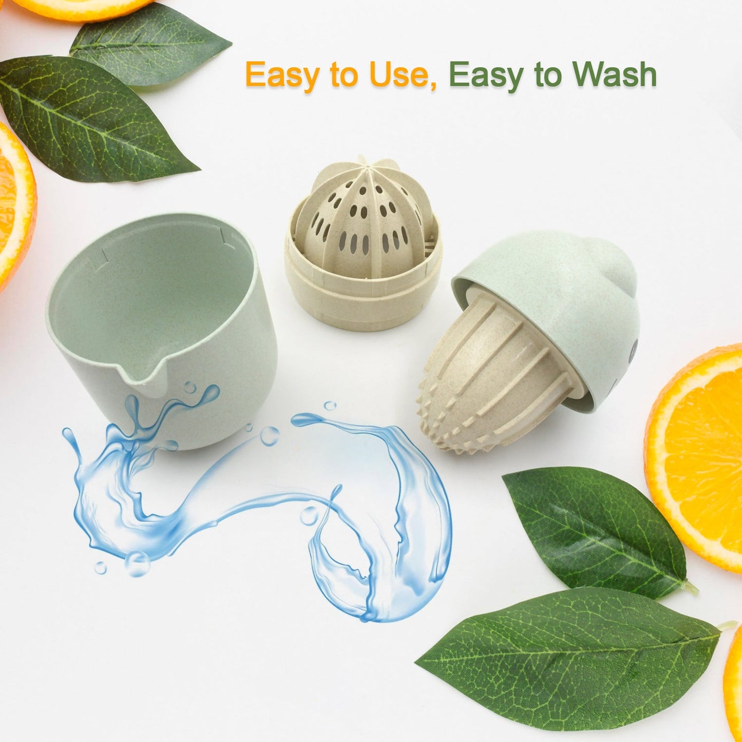 Easy-to-use manual juicer for healthy, fresh citrus juices.