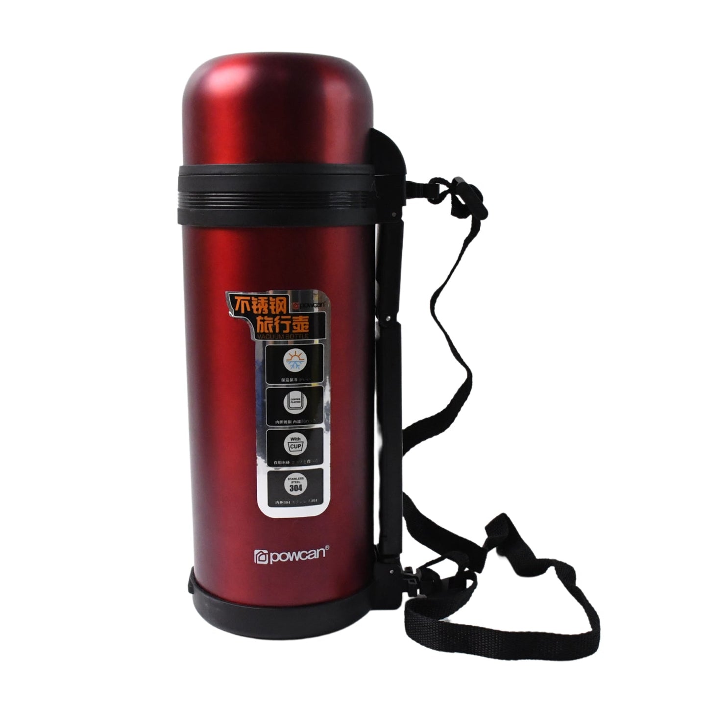 Stainless Steel Water Bottle Vacuum Insulated Thermos Flask Double-Walled Coffee Thermos Flask Leak-proof Water Bottle for Sports, Fitness, Gym (1500ML)