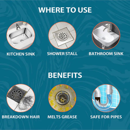 Pollic Kadam Powerful Drain Cleaner Sachet (50 Gm)