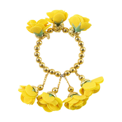 Ethnic floral wrist ornament perfect for pooja and festivals