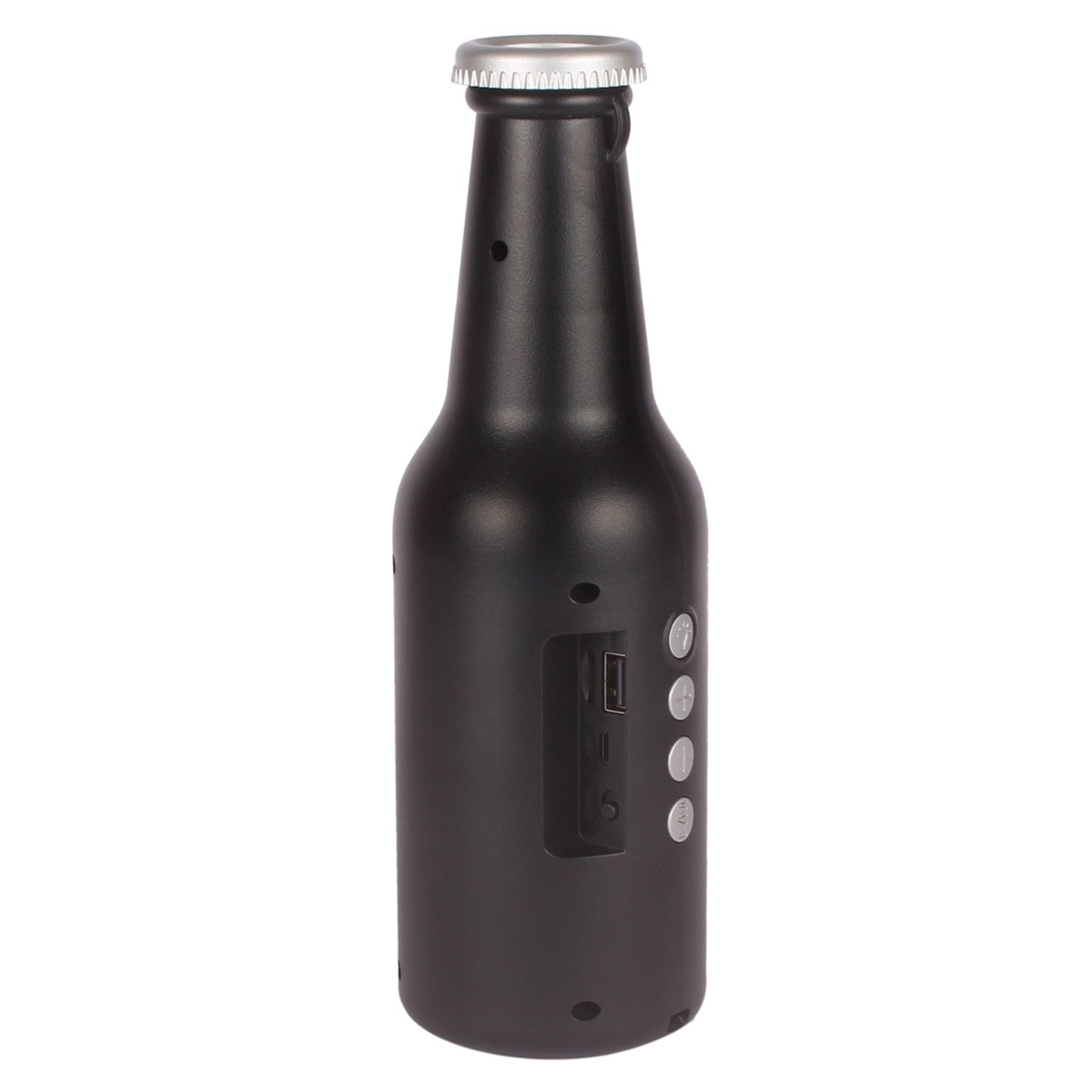 Audila Bottle Bluetooth Speaker on a vibrant background, ready for use.
