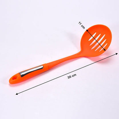 2256 35cm Cooking Shovels Vegetable Colander Scoop Nylon Spoon Large Colander Soup Filter Kitchen Tools 