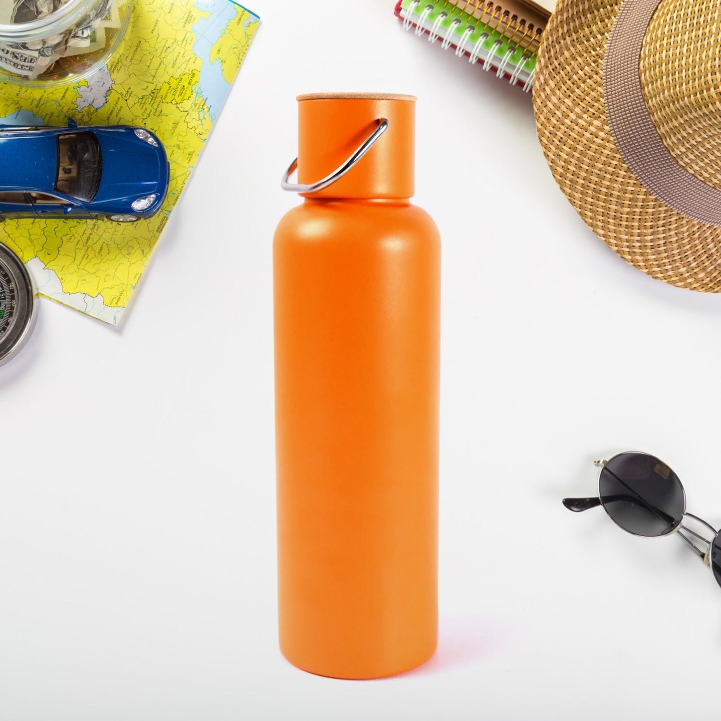 Own Hydrate water bottle neutral product image showing stainless steel body