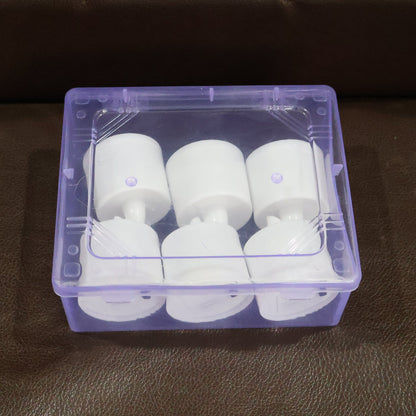 Blue LED Tea Light Candle providing ambient decorative lighting indoors