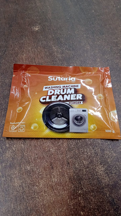 Usage instruction for washing machine drum cleaner powder 100g