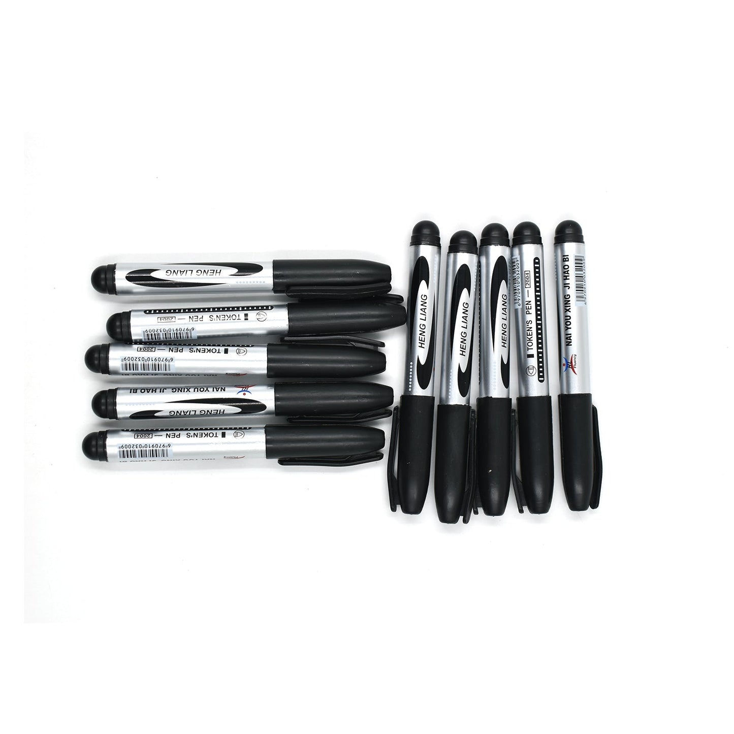 InkGlow Permanent Black Markers ready for school and office tasks.