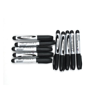 InkGlow Permanent Black Markers ready for school and office tasks.