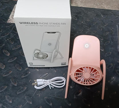 Packaging of the Portable Phone Holder Fan, ready for delivery in India.