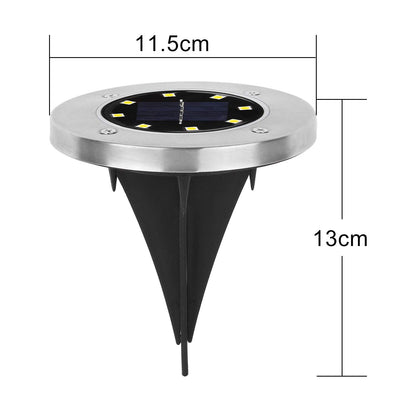 Solar Powered LED Garden Lights (4 Pc)
