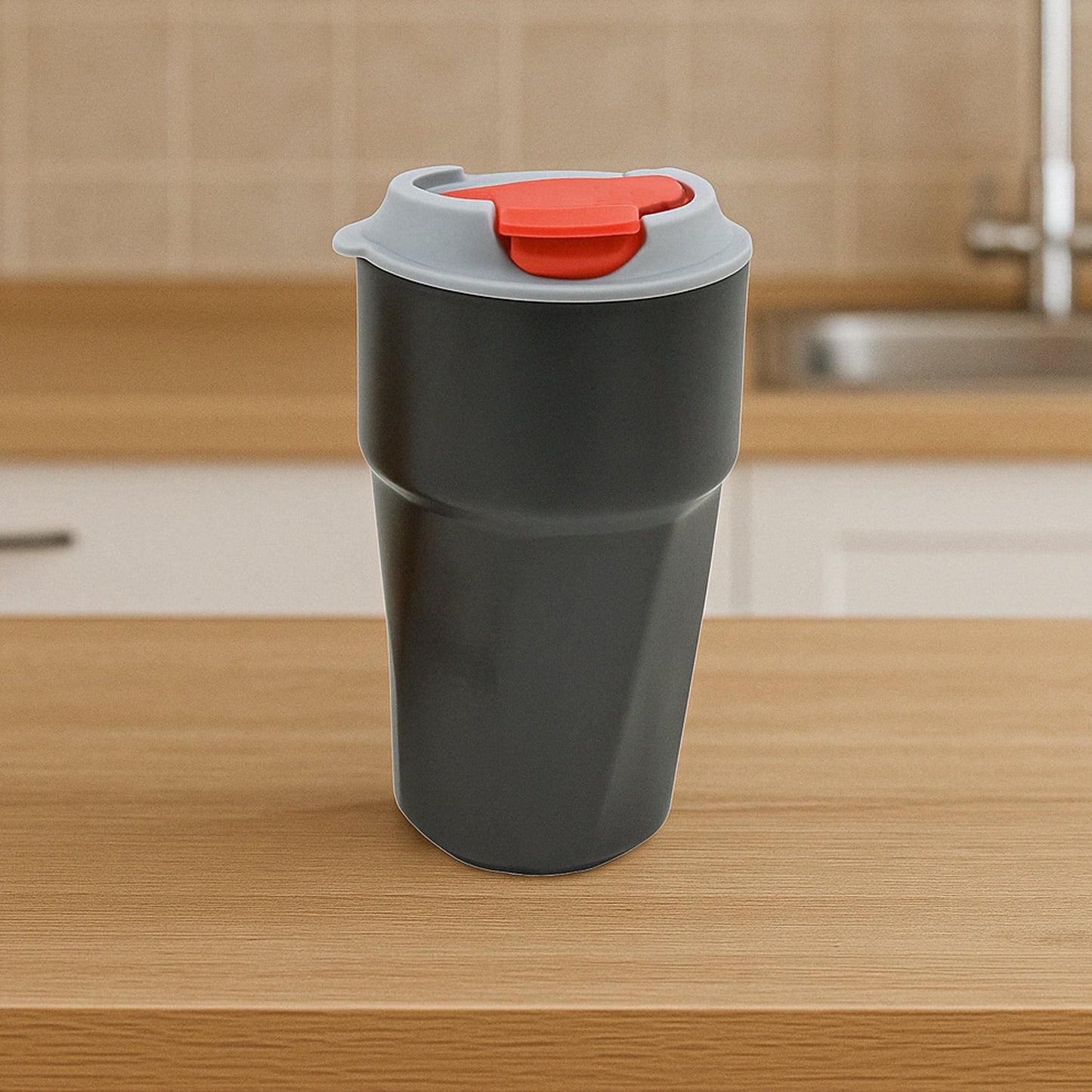 Stainless Steel Vacuum Insulated Travel Mug with Lid (1 Pc) - Coffee, Tea, Tumbler