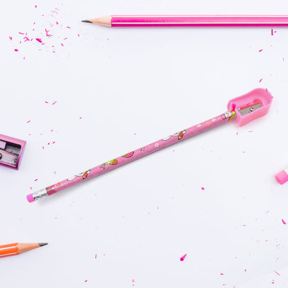 The 8-piece Kids' Stationery Kit contents, including diary and sharpener.