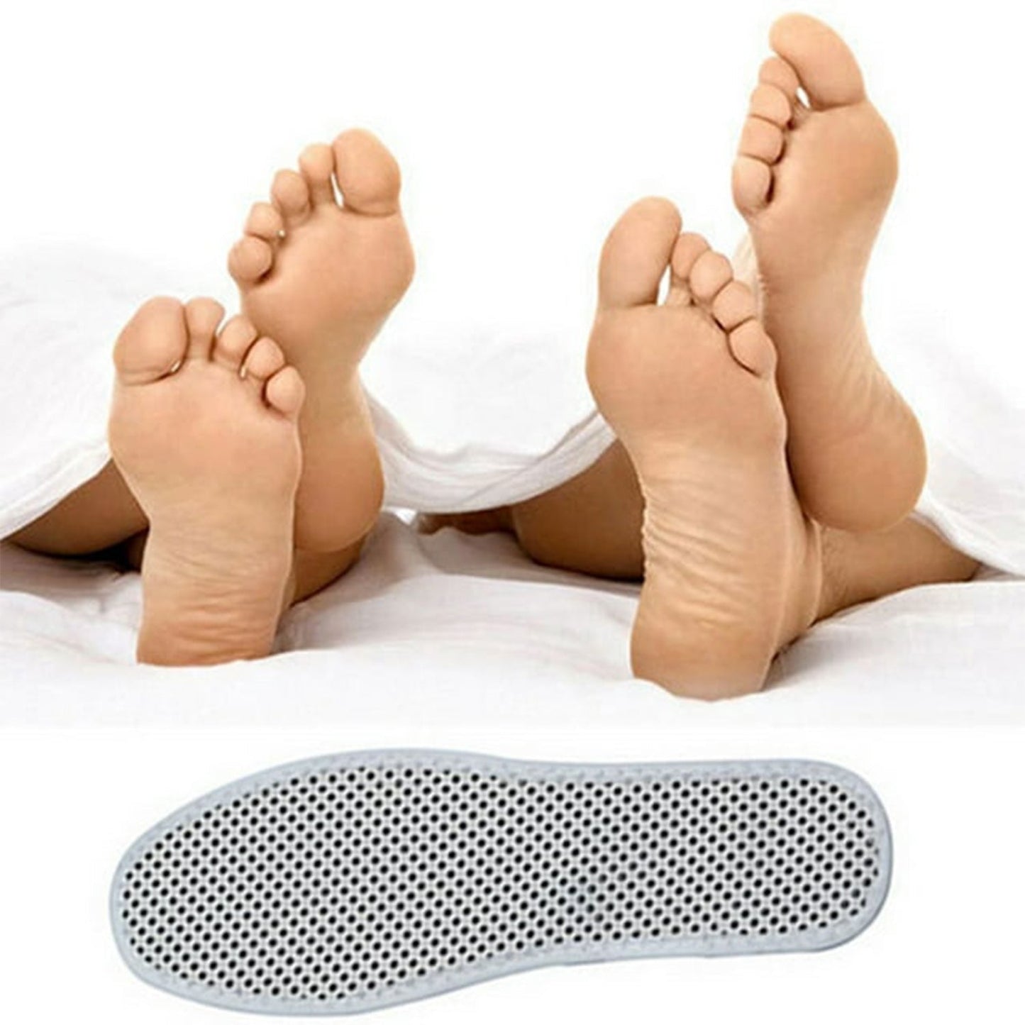 Self-Heating Magnetic Insoles for Men & Women – Warm Tourmaline Shoe Inserts (1 Pair)