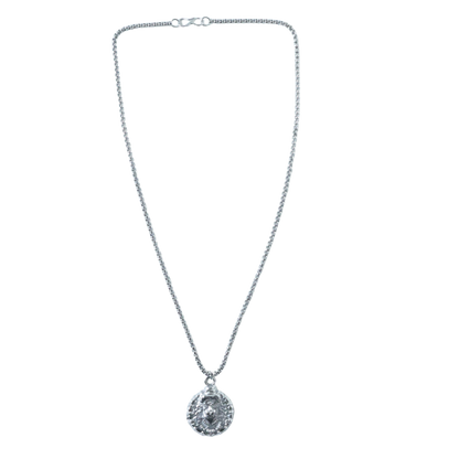 Detailed front view of the Hanuman Locket Necklace, showing Lord Hanuman's face.