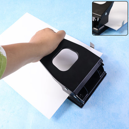 Heavy-Duty Metal 2-Hole Paper Punch Machine (2 Pc)