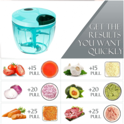 Manual vegetable chopper dicing onions quickly and tear-free for effortless cooking.