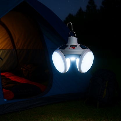 Solar Camping Light – USB Rechargeable Emergency LED | Quickslice