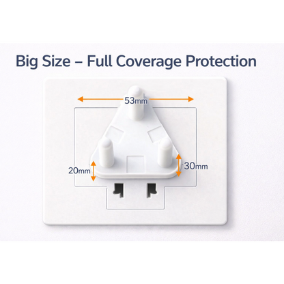 Durable ABS plastic baby safety socket cover for electric outlet
