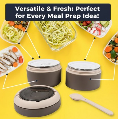 The Ganesh 2-layer lunch box displayed from an angle, highlighting its sleek design.