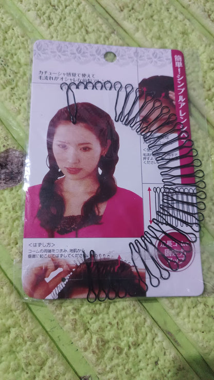Big U Shape Hair Finishing Fixer Styling Tool for Women Girls (1 Pc), Hair accessories