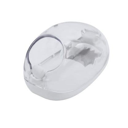 Durable corn kernel stripper with ergonomic plastic handle and steel blade.